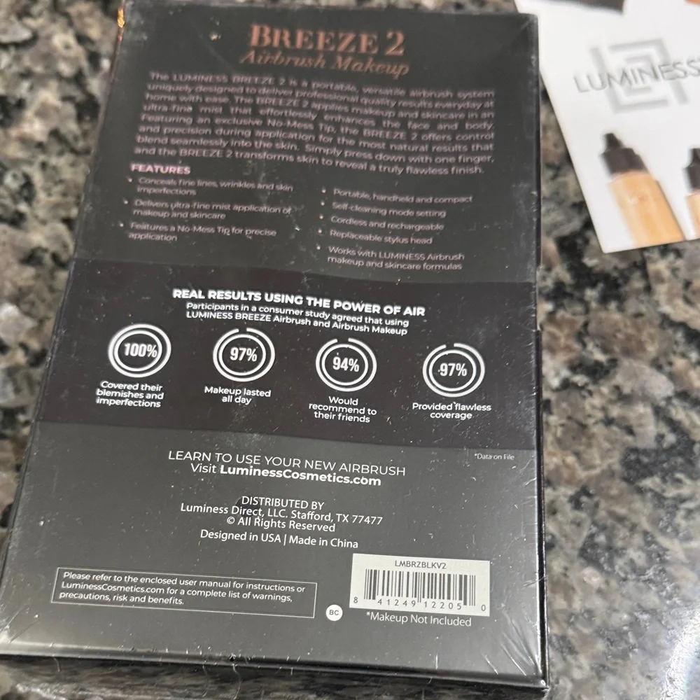 Luminess Breeze 2 airbrush Makeup, Foundation Sample Set bundle NEW